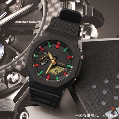 Ремінець + безель (рант) для Casio G-Shock GA-2100 Black GD