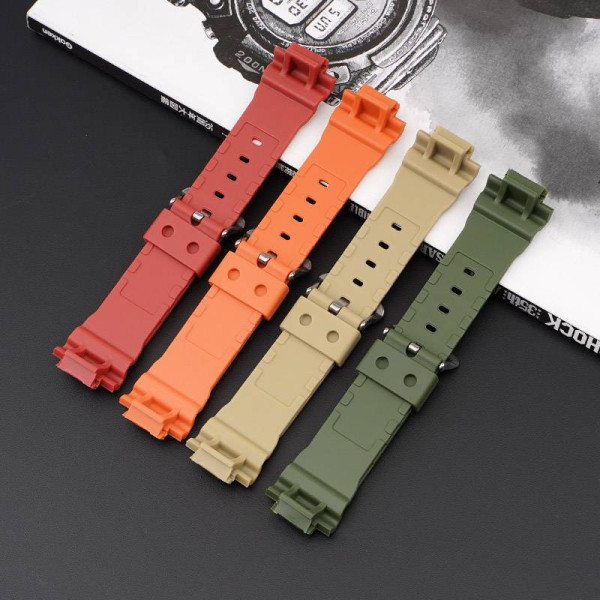 Ремінець для Casio G-Shock DW-5600/6900/G-5600/GW-M5610 Red Black фото 11