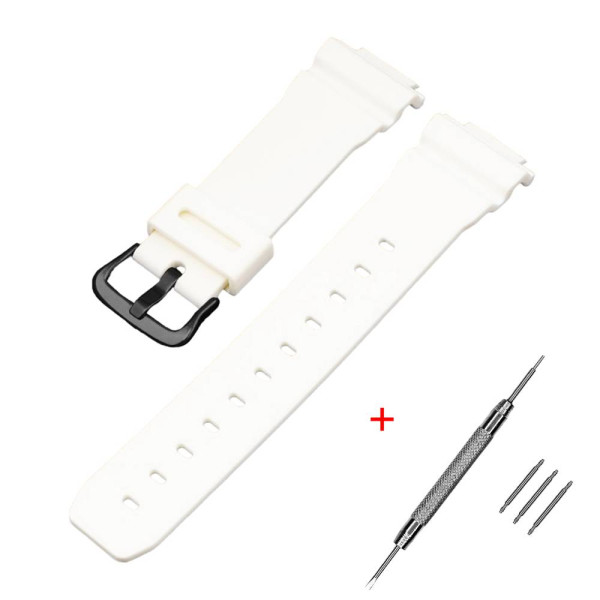 Ремешок для Casio G-Shock DW-6900 White BK фото 1