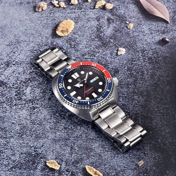 Мужские часы Pagani Design PD-1696 Silver-Black Pepsi Steel фото 4