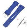 Ремешок для Casio G-Shock GM-2100 GA2100/2110 Blue Silver фото 2