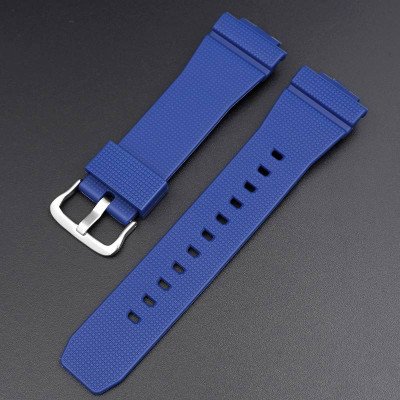 Ремінець для Casio G-Shock GM-2100 GA2100/2110 Blue Silver