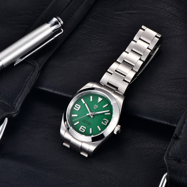 Чоловічий годинник Pagani Design PD-1692 Silver-Green фото 5