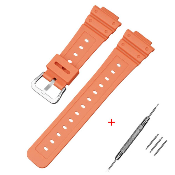 Ремінець для Casio G-Shock GA-2100 Orange SI фото 1