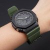 Ремінець для Casio G-Shock GM-2100 GA2100/2110 Army Green Silver фото 7
