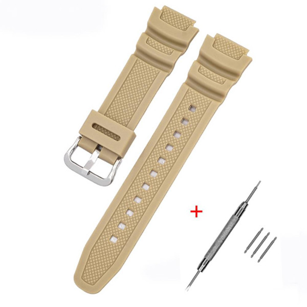 Ремешок для Casio G-Shock AE-1000/1200 Beige SI фото 1