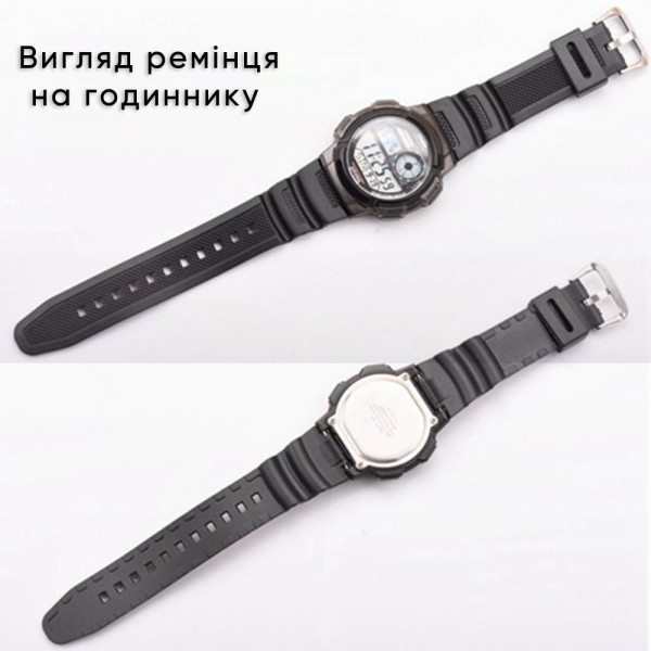 Ремешок для Casio G-Shock AE-1000/1200 Dark Blue BK фото 6