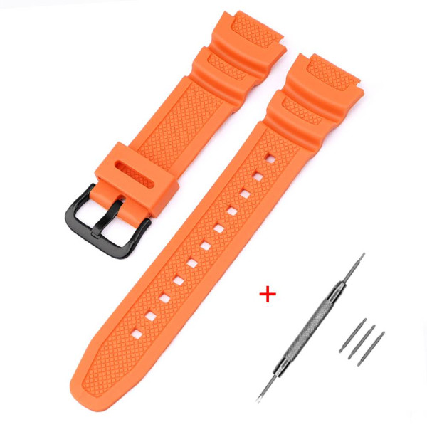 Ремінець для Casio G-Shock AE-1000/1200 Orange BK фото 1