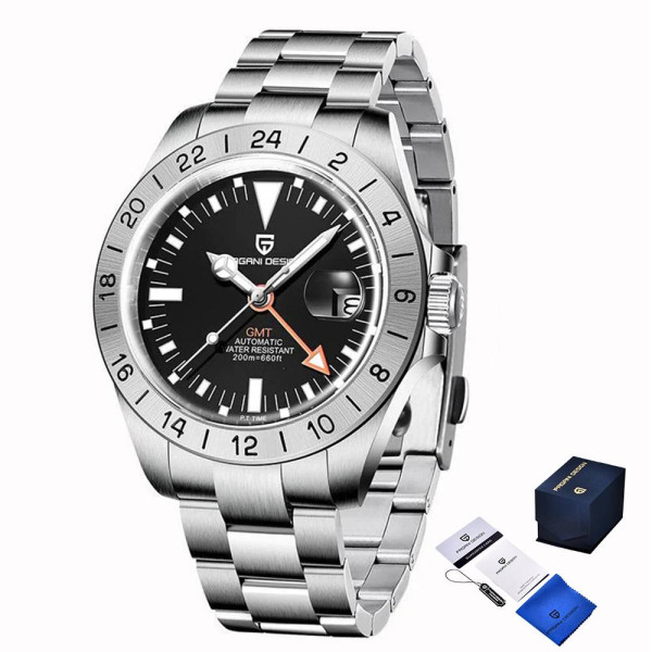 Мужские часы Pagani Design PD-1693 Silver-Black фото 1