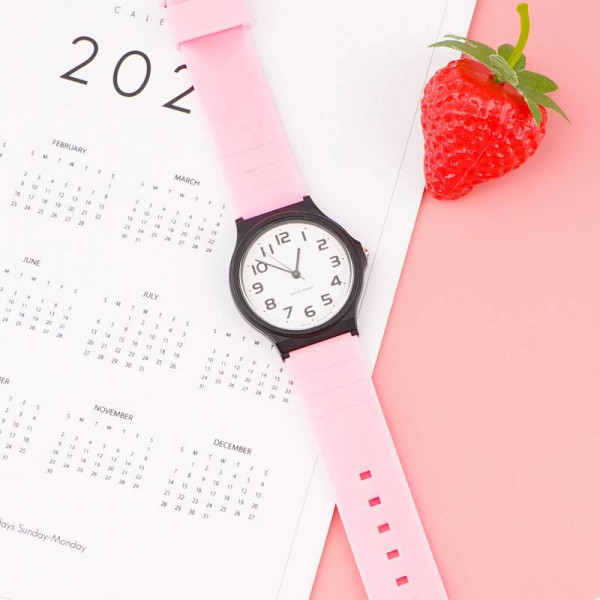 Ремешок для Casio MQ-24 All Pink фото 3