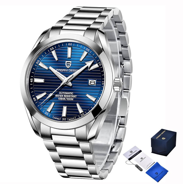 Чоловічий годинник Pagani Design PD-1688 Silver-Blue фото 1