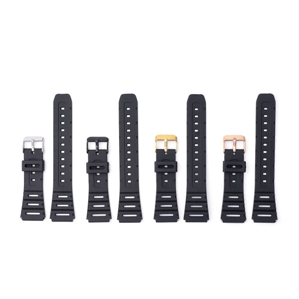 Ремешок для Casio F91W 18mm Black GD фото 11