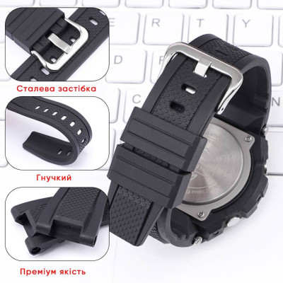 Ремінець для Casio G-Shock GST-W300 Black SI
