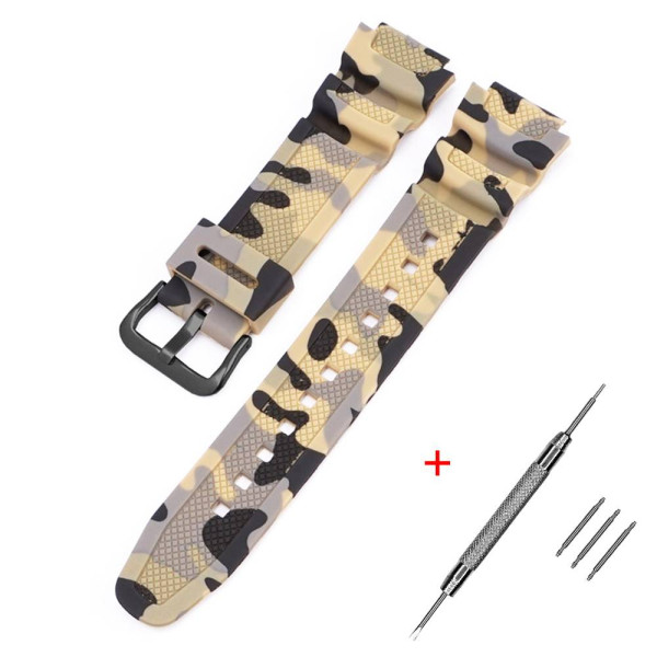 Ремешок для Casio G-Shock AQ-S800/AE-1200 Camo Beige BK фото 1