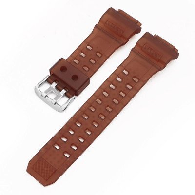 Ремешок для Casio G-Shock GW-9300/9400 Translucent Brown Silver