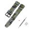 Ремешок для Casio G-Shock AQ-S800/AE-1200 Camo Green BK