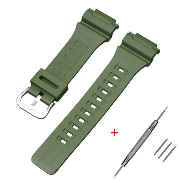 Ремешок для Casio AE-1000W Army Green SI фото 1