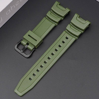 Ремінець для Casio SGW-100 Army Green BK