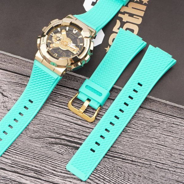 Ремешок для Casio G-Shock GA-100/110 Light Green GD фото 4