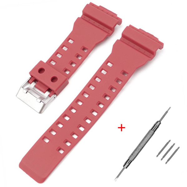 Ремешок для Casio G-Shock GA-100/110 Dark Red SI фото 1