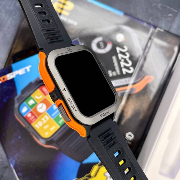 Спортивные Умные Часы Kospet Tank M2 Orange + Спортивные Режимы, Водозащита, Звонки фото 8