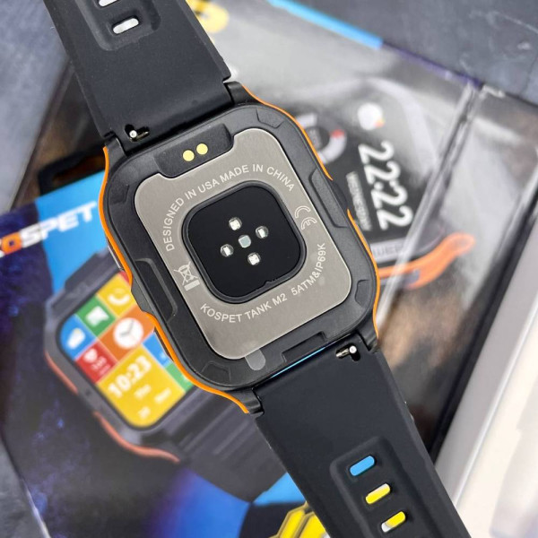 Спортивные Умные Часы Kospet Tank M2 Orange + Спортивные Режимы, Водозащита, Звонки фото 9