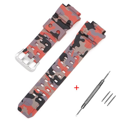 Ремешок для Casio G-Shock GW-9400/9300 Camo Red SI