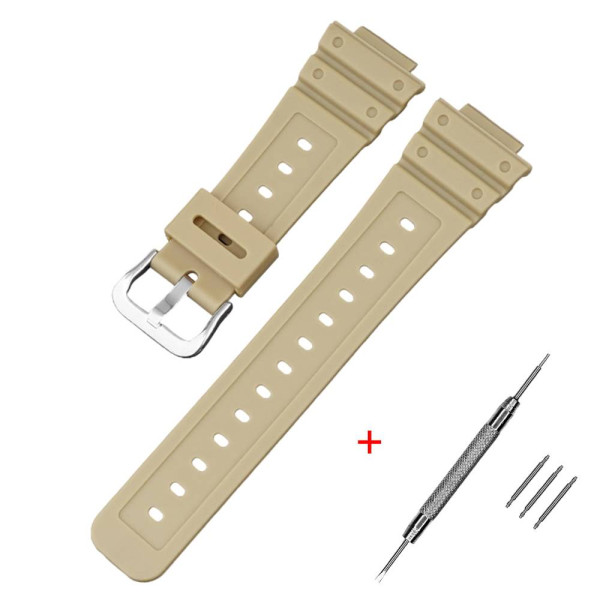 Ремінець для Casio G-Shock GA-2100/2110 Beige SI фото 1