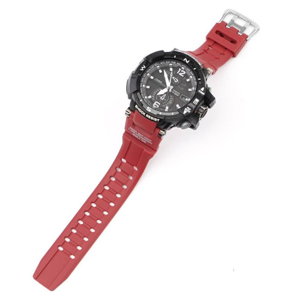 Ремешок для Casio G-Shock GW-A1000/GW-4000/GA-1000 Red Silver фото 4