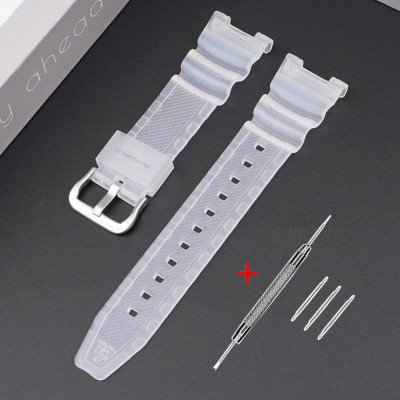 Ремешок для Casio G-Shock SGW-100 Translucent Silver