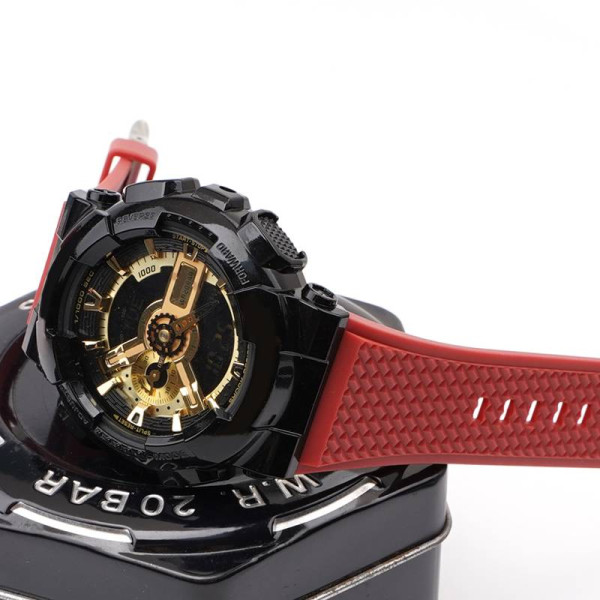 Ремешок для Casio G-Shock GA-100/110 Red GD фото 8