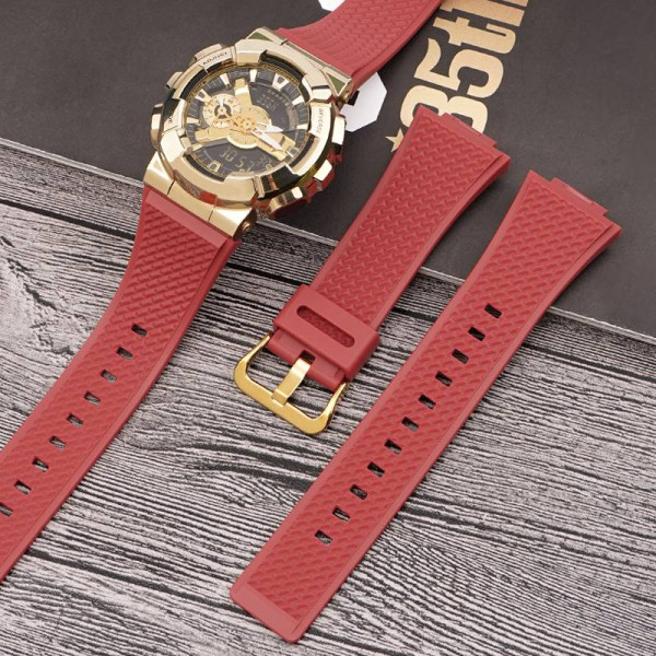 Ремінець для Casio G-Shock GA-100/110 Red GD фото 4