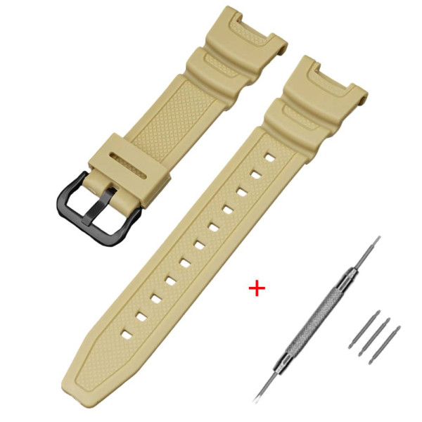 Ремешок для Casio SGW-100 Beige BK фото 1