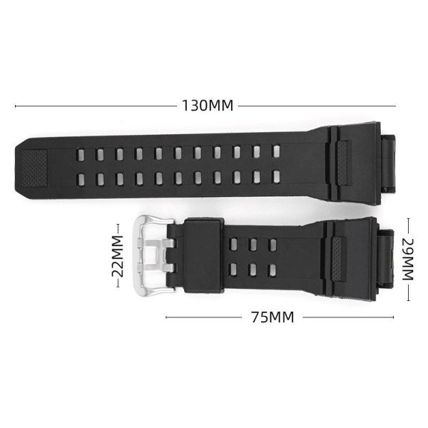 Ремінець для Casio G-Shock GW-9400/9300 Camo Black SI фото 4