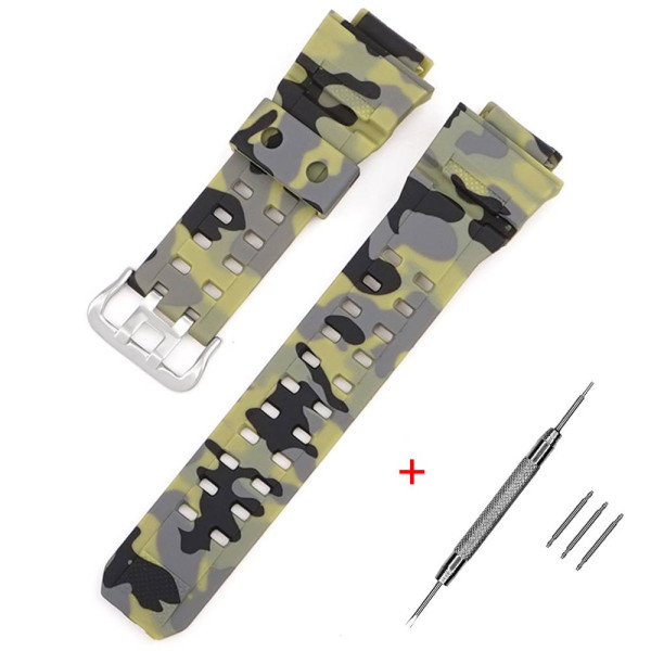 Ремешок для Casio G-Shock GW-9400/9300 Camo Green SI фото 1