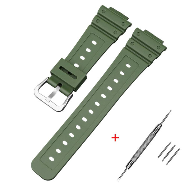 Ремешок для Casio G-Shock GA-2100/2110 Army Green SI фото 1