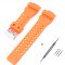 Ремешок для Casio G-Shock GA-100/110 Orange SI