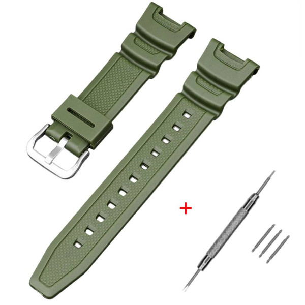 Ремешок для Casio SGW-100 Army Green SI фото 1