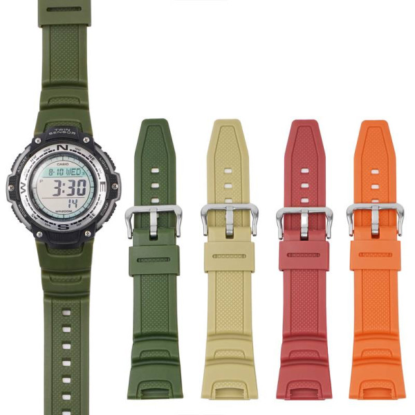 Ремешок для Casio SGW-100 Army Green SI фото 4