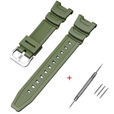 Ремешок для Casio SGW-100 Army Green SI