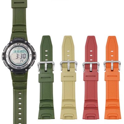 Ремешок для Casio SGW-100 Army Green SI