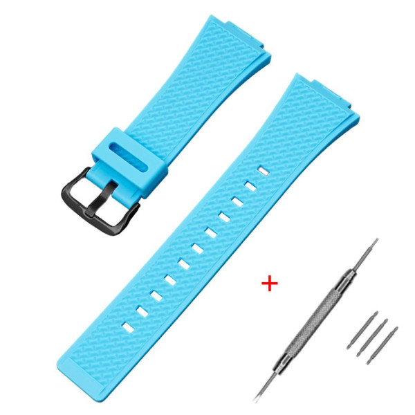 Ремешок для Casio G-Shock GA-100/110 Light Blue BK фото 1