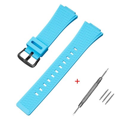 Ремешок для Casio G-Shock GA-100/110 Light Blue BK