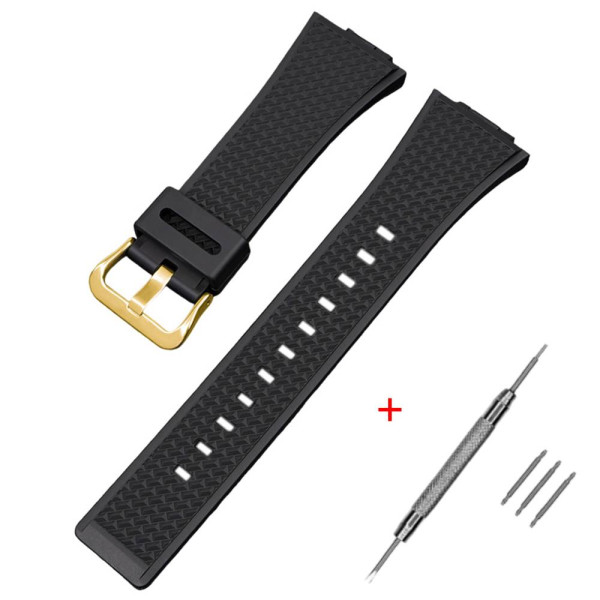 Ремешок для Casio G-Shock GA-100/110 Black GD фото 1