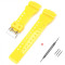 Ремінець для Casio G-Shock GA-100/110 Yellow-Glossy SI