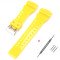 Ремешок для Casio G-Shock GA-100/110 Yellow-Glossy SI