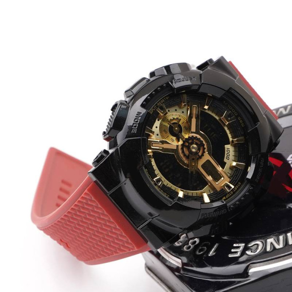Ремінець для Casio G-Shock GA-100/110 Red SI R фото 6