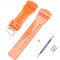 Ремешок для Casio G-Shock GA-100/110 Orange-Glossy SI