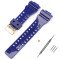 Ремешок для Casio G-Shock GA-100/110/120 Dark Blue-Glossy GD