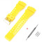 Ремінець для Casio G-Shock GA-100/110/120 Yellow-Glossy GD